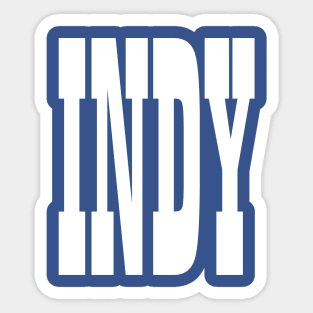 Indy Football Sticker